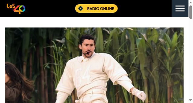 Screenshot of los40.com.gt