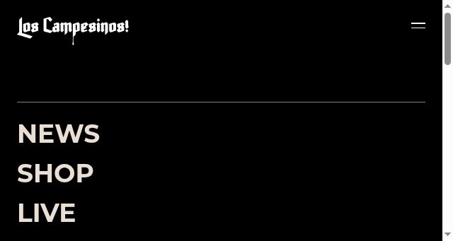 Screenshot of loscampesinos.com