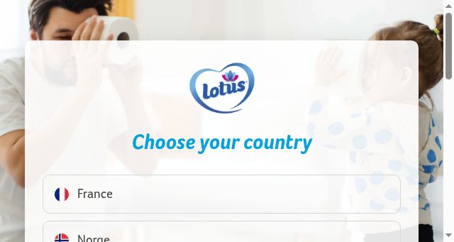 Screenshot of lotushygiene.com