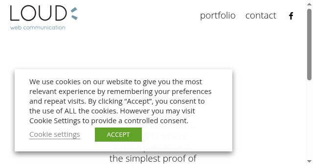 Screenshot of louders.com