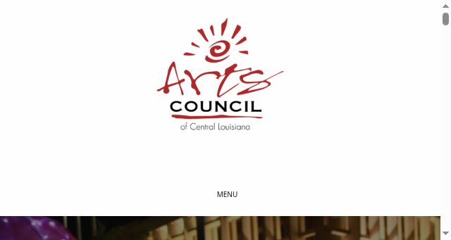 Screenshot of louisiana-arts.org