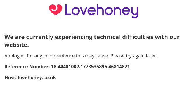 Screenshot of lovehoney.co.uk