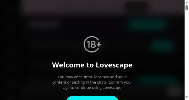 Screenshot of lovescape.com
