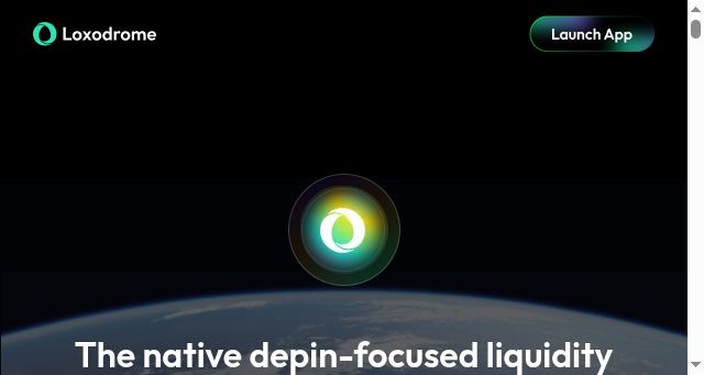 Screenshot of loxodrome.xyz