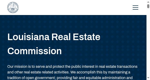 Screenshot of lrec.gov