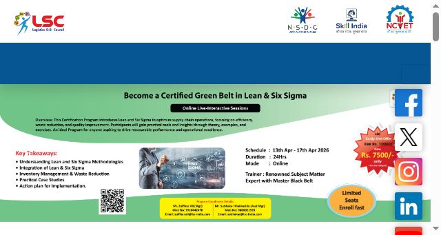 Screenshot of lsc-india.com