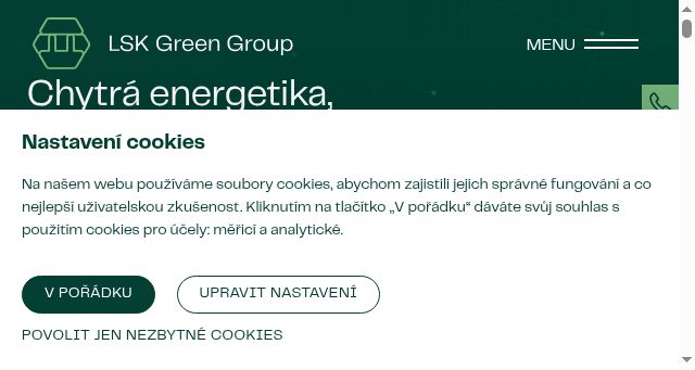 Screenshot of lskgreengroup.com