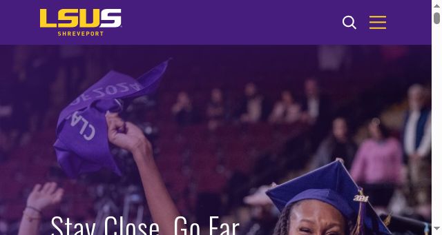 Screenshot of lsus.edu