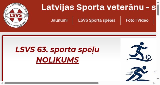Screenshot of lsvs.lv