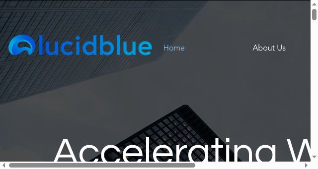 Screenshot of lucidblueventures.com