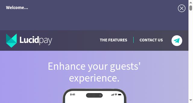 Screenshot of lucidpay.io