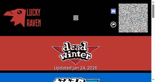 Screenshot of luckyraven.cc