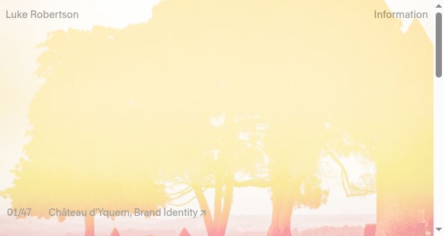 Screenshot of lukerobertson.studio