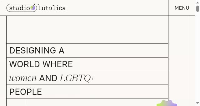 Screenshot of lutalica.studio