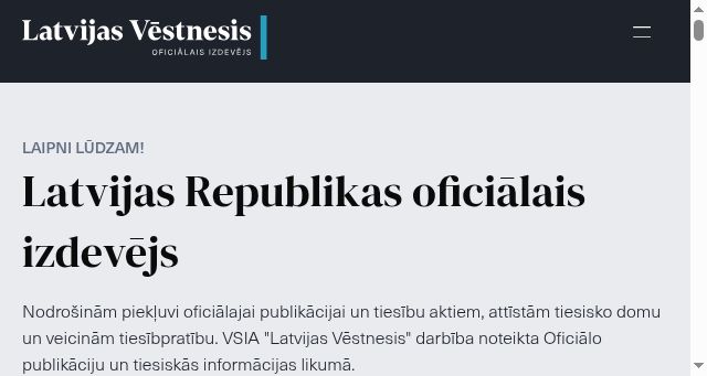 Screenshot of lv.lv