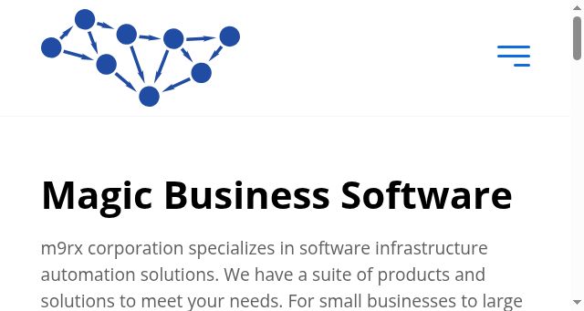 Screenshot of m9rx.com