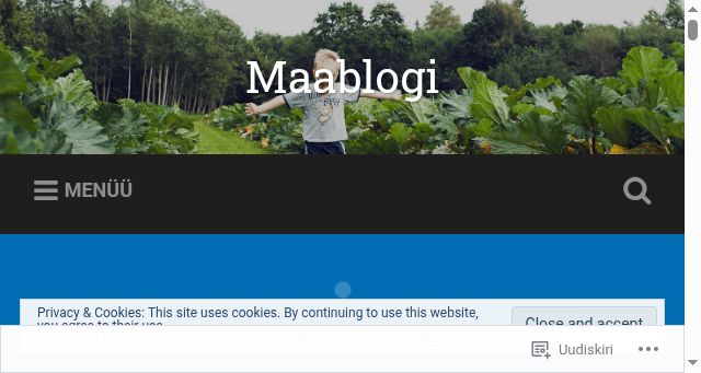 Screenshot of maablogi.ee