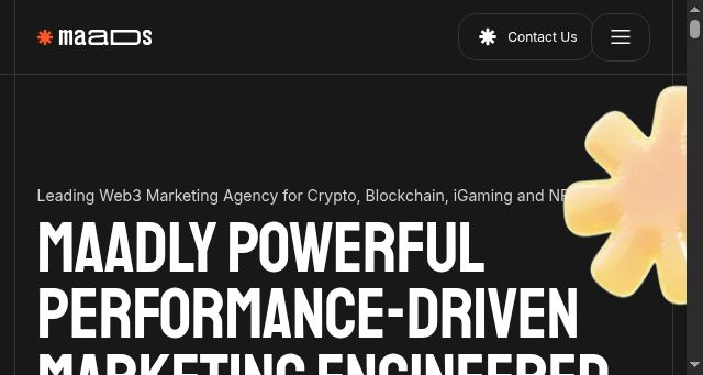 Screenshot of maads.com