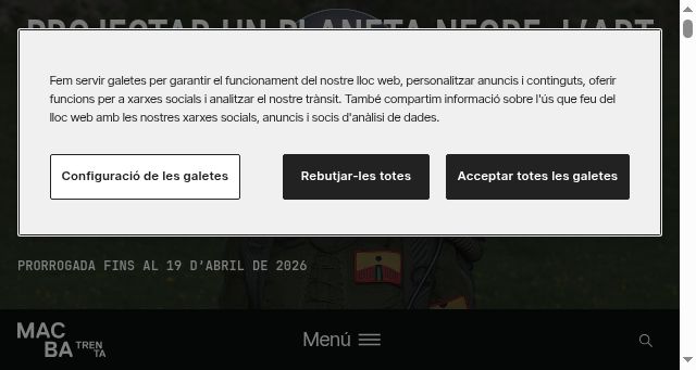 Screenshot of macba.cat