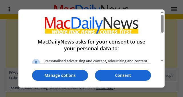 Screenshot of macdailynews.com