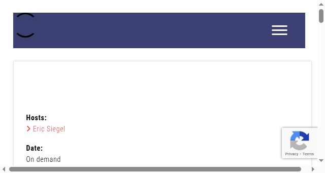 Screenshot of machinelearningweek.com