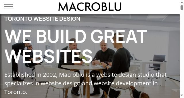Screenshot of macroblu.com