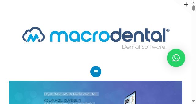 Screenshot of macrodental.com.tr