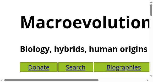 Screenshot of macroevolution.net