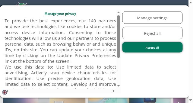 Screenshot of macrumors.com