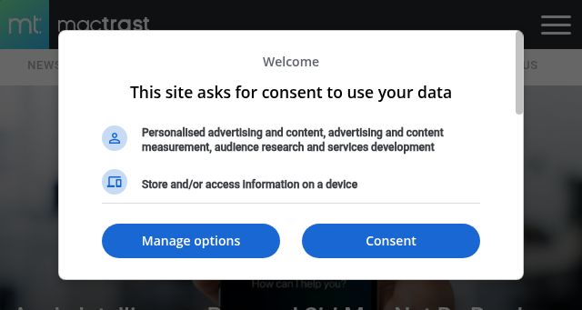 Screenshot of mactrast.com