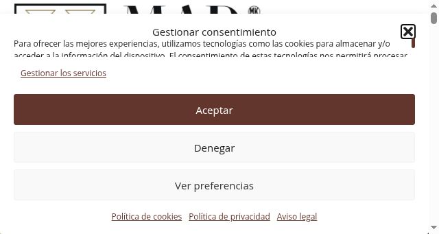 Screenshot of madandwine.com