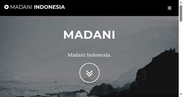 Screenshot of madani.co.id