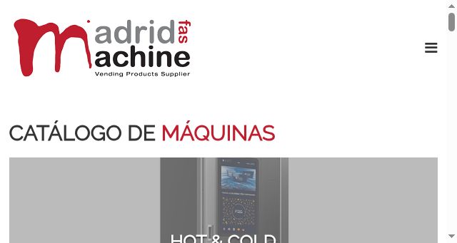 Screenshot of madridfasmachine.es