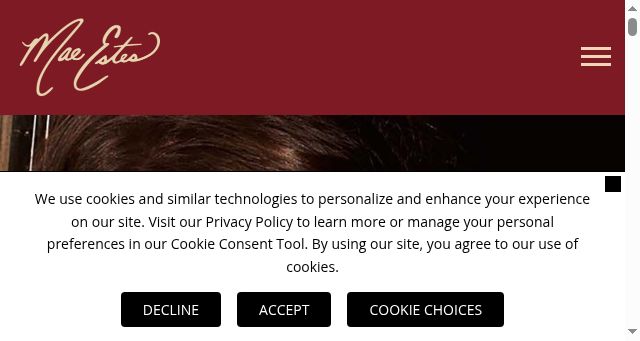 Screenshot of maeestes.com