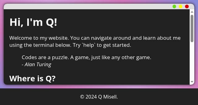 Screenshot of magicalcodewit.ch