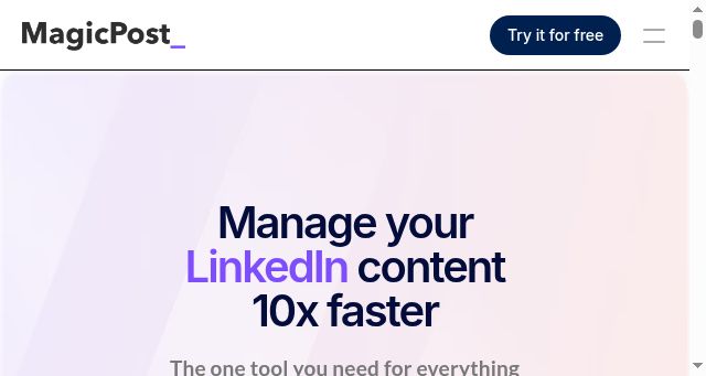 Screenshot of magicpost.in