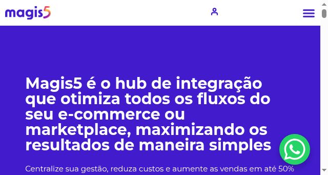 Screenshot of magis5.com.br