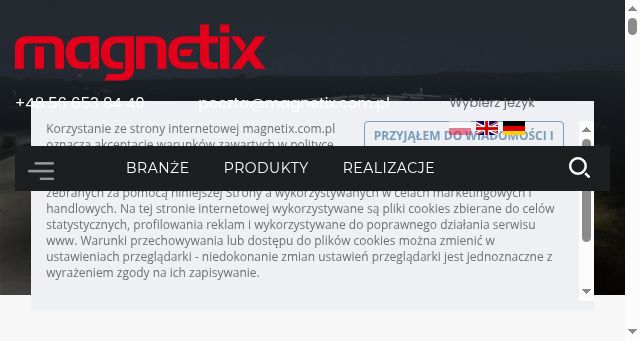 Screenshot of magnetix.com.pl