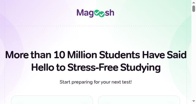 Screenshot of magoosh.com