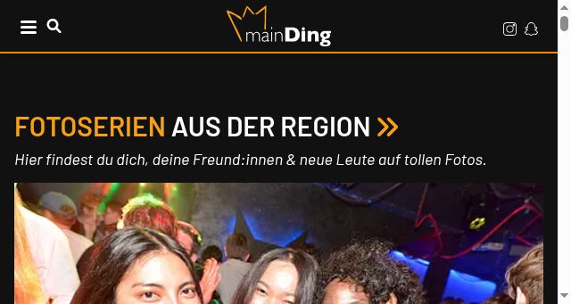 Screenshot of main-ding.de