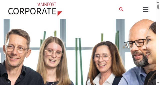 Screenshot of mainpost-corporate.de