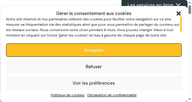 Screenshot of mairie-laseguiniere.fr