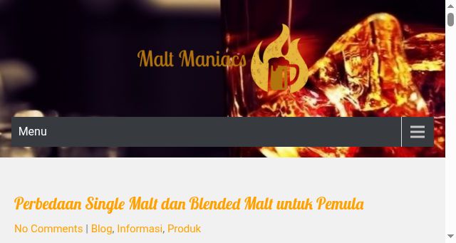 Screenshot of maltmaniacs.org