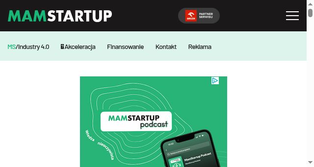 Screenshot of mamstartup.pl