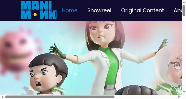 Screenshot of manimonki.studio