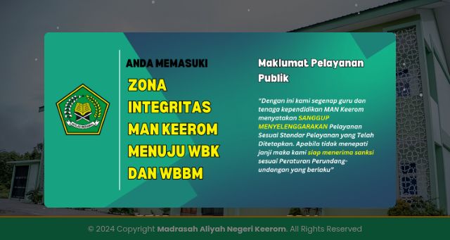 Screenshot of mankeerom.sch.id