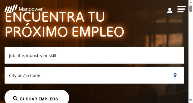 Screenshot of manpower.es