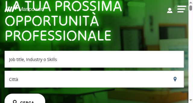 Screenshot of manpower.it