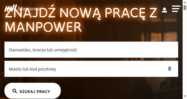 Screenshot of manpower.pl