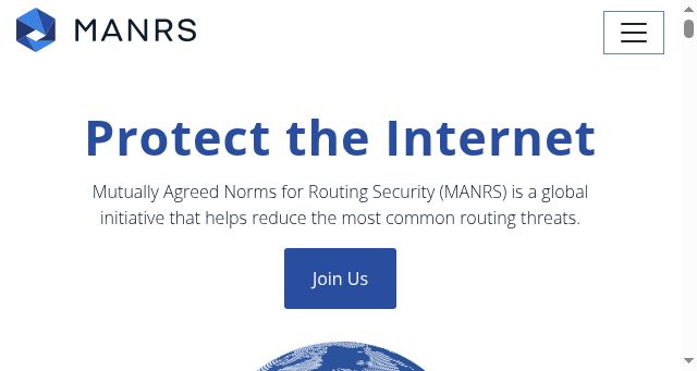 Screenshot of manrs.org